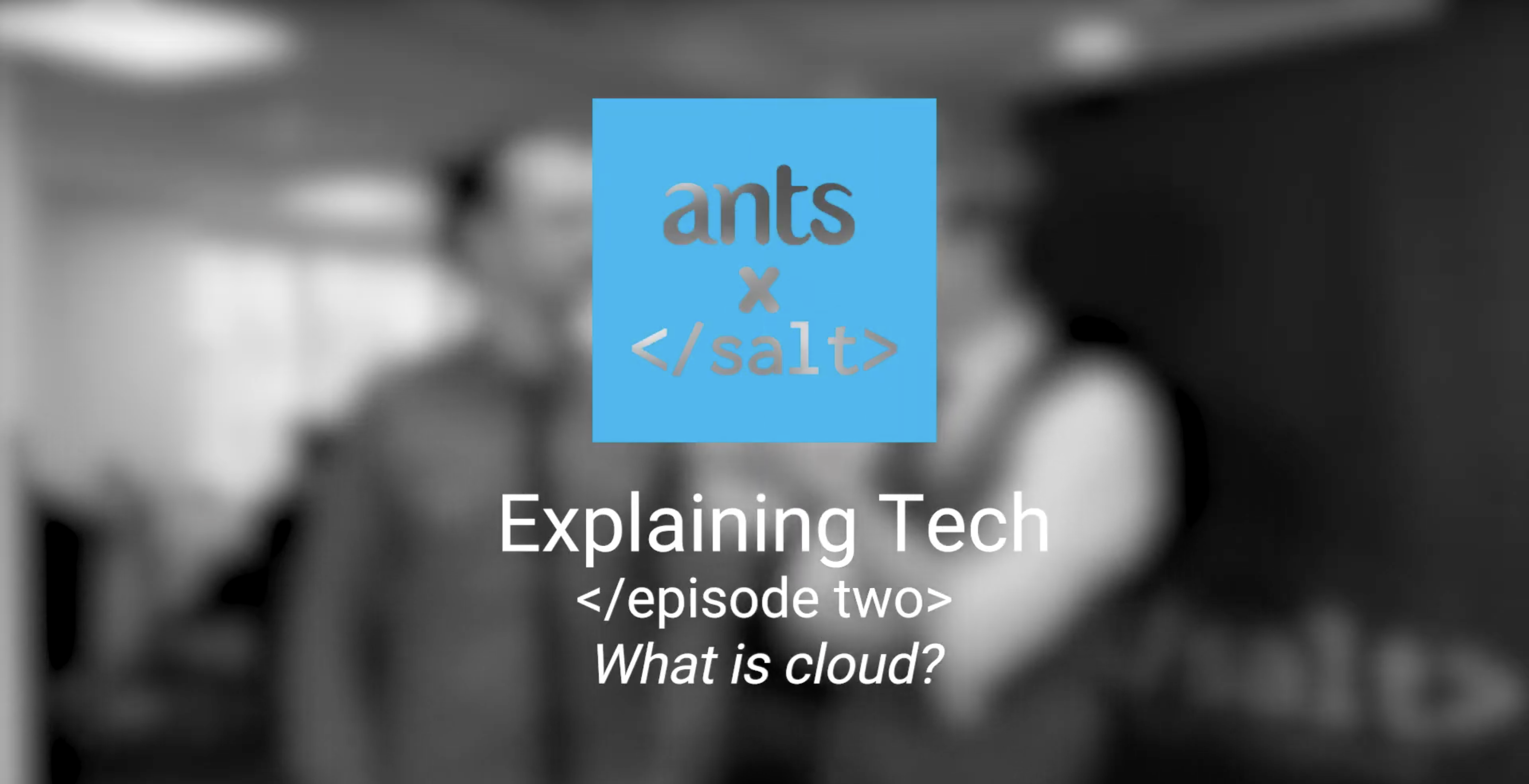 Ants förklarar tech