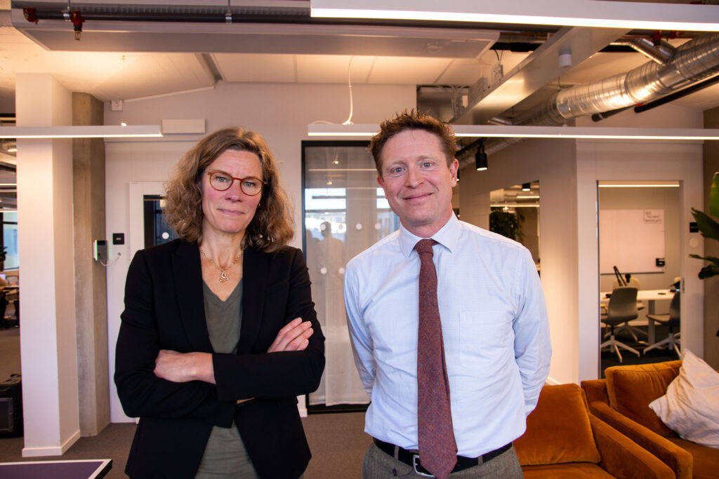 Monika Rappe och Carl-Johan Hamilton har precis gjort en rekrytering inom Executive Search